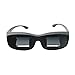Genmine Horizontal Lazy Glasses High Definition Glasses Prism Periscope Lie Down Eyeglasses for Reading and Watch TV in Bed Unisex