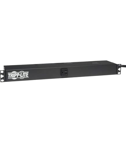 Tripp Lite　Metered PDU　PDUMH15-6　ブラック Single-Phase Metered PDU 120V, 13 5-15R Outlets, 6-ft Cord