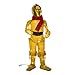 Kurt Adler Lighted Tinsel Fabric C3PO Decoration, 28-Inch