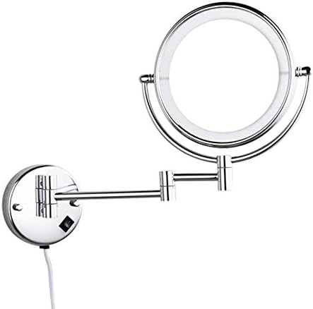 Mirror Light 360 Degree Circular Base With Light Makeup Mirror Mirrors Double Led Bathroom Magnifying Glass