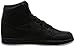 Jordan Nike Men's Air 1 Retro High OG Black Leather Basketball Shoes 12