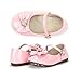 Dream Pairs ANGELS Mary Jane Bow Rhinestone/Pearls Embelishment Throughout Velcro Walker Ballerina Flat
