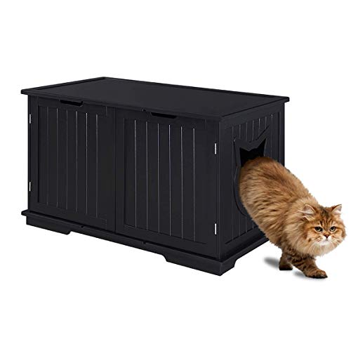 Sweet Barks X-Large Designer Cat Washroom Storage Bench Cat Litter