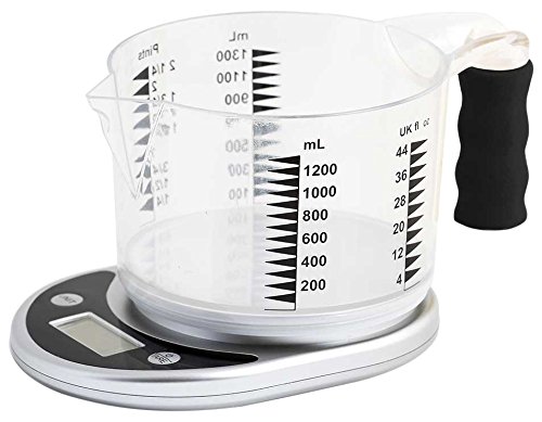 Nrs Healthcaretalking Kitchen Scale With Easy To See Measuring Jug - Main Image