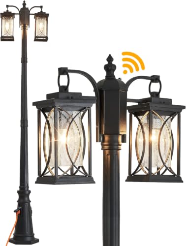 Delicavy 2-Head Outdoor Lamp Post