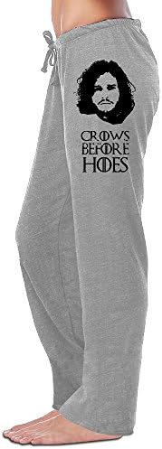 HYD Women's Training Pants Crows Before Hoes Game Ash Size XL