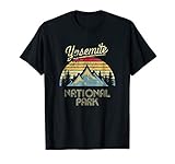 Vintage Retro Yosemite National Park Mountain T Shirt
