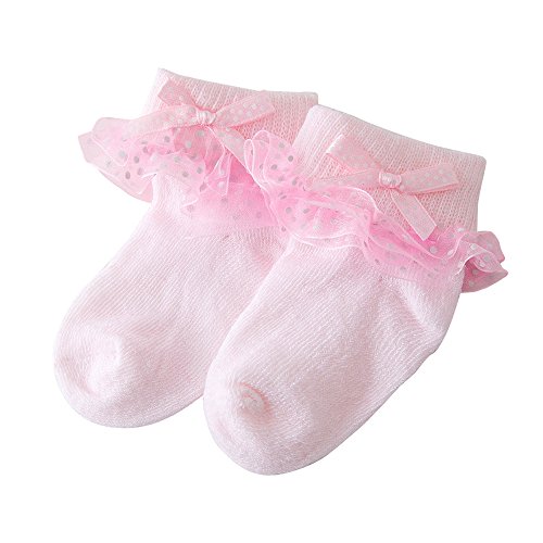Socks for Baby Tronet Baby Girl Toddler Newborn Kids Pantyhose Lace Hosiery Kids Stockings - Thumbnail 3