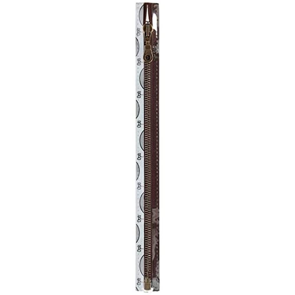 Opti Zip Fastening, #00881 Brown, 60 cm