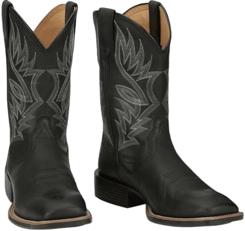 Amazon.com | Laredo Mens Kane Embroidered Square Toe Pull On  display picture 1
