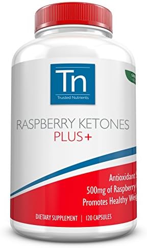 Trusted Nutrients Raspberry Ketones Plus+ Antioxidant Support with Green Tea for Weight Loss, 120 count