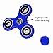 CASOFU Tri-Spinner Fidget Spinner Toy Stress Reducer Ceramic Bearing - Perfect For ADD, ADHD, Anxiety, and Autism Adult Children ,Blue - D