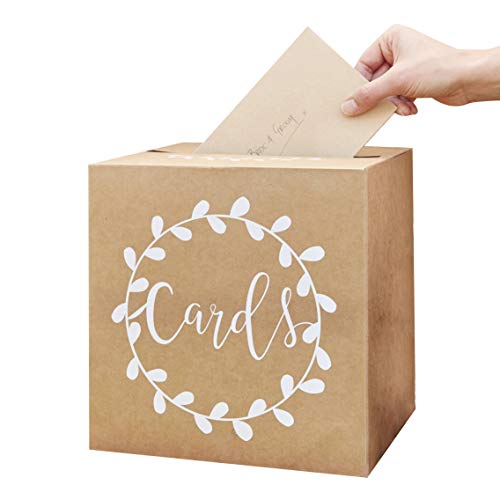 Ginger Ray Party Card Post Box Holder for Weddings, Baby Shower & Bridal Shower Party - Thumbnail 2