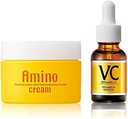 Amazon エビス化粧品 Ebis 毛穴引き締め保湿セット アミノクリーム100g Cエッセンスml ビタミンc美容液 美容クリーム 保湿クリーム Ebis フェイスケアセット 通販