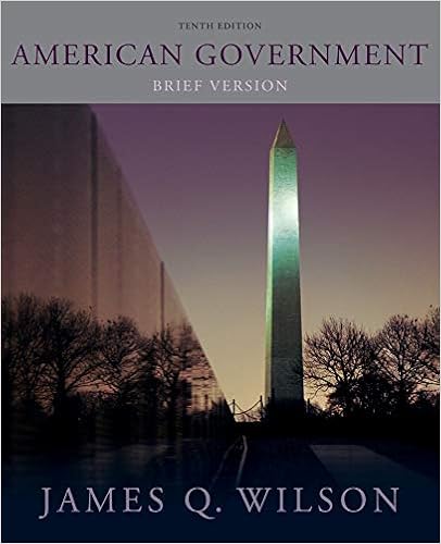 American Government Wilson James Q 9780495906780 Books