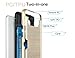 Samsung Galaxy S8 Case,Berry Accessory Dual Layer Hard Silicone Rubber Hybrid Defender Armor Card Slot Holder [Slim Fit] Full Body Protective Cover for Samsung Galaxy S8 - Rose Gold