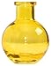 Ivy Lane Design 5-Pack Transparent Glass Vases, 3.5-Inch, Yellow