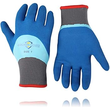 Golden Scute Freezer Winter Work Gloves,Fleece-Lined with Tight Grip Palms -Cold Temperatures, 2 pairs (Extra Large/Size 10)