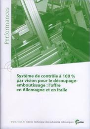 Système de contrôle à 100% par vision pour le découpage-emboutissage