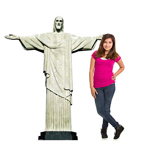 Advanced Graphics Christ The Redeemer Statue in Brazil Life Size Cardboard Cutout Standup - Thumbnail 3
