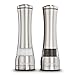 Salt and Pepper Grinder Set – Stainless Steel w/Ceramic Blade and Easy Twist Technology (2 units)