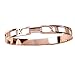 Baoliren Rose Gold Plated Titanium Roman Numeral Women's Bracelet