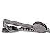 Tie Clip Blanks with 16mm Round Bezel-Gun Metal Black Plated-10pcs/lot