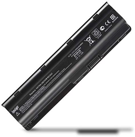 LYPULIGHT HP MU06 Notebook Laptop Battery for 593553-001 593554-001 593562-001 Envy 15-1100, HP Pavilion G4 G6 G7 MU09 DV6 CQ42 CQ56 CQ57, Dm4-1000 Dv3-4000 Dv4-4000 Dv7-6000,10.8v 4400mAh 6 Cell