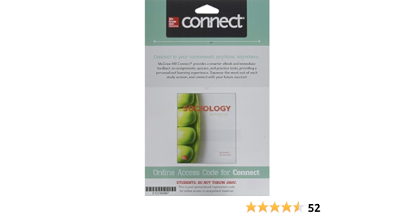  Connect Access Card For Sociology In Modules 9781259956546 Schaefer Richard T Books