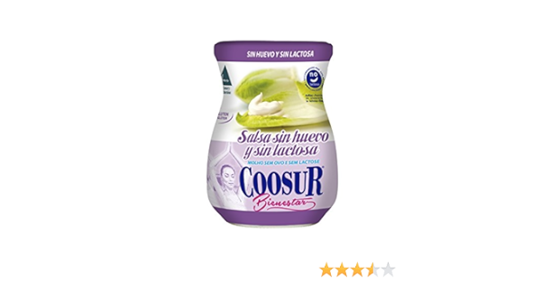 Coosur - Salsa Suave - Sin Huevo - Sin Lactosa - Apta para ...