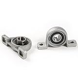 2pcs Zinc Alloy Ball Bearing Pillow Block,12mm Bore Diameter Vertical Bearing