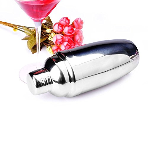 Lautechco Stainless Steel Martini Cocktail Shaker Bar Tools Wine Shakers (12 Oz/350ml)