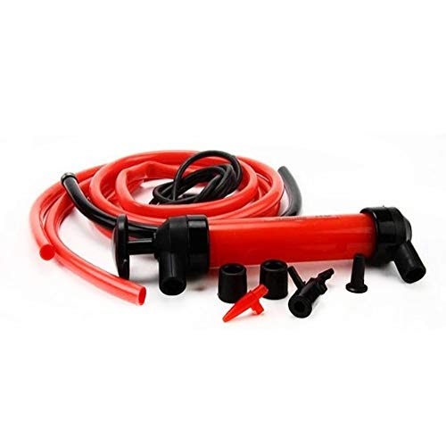 Hand Fuel Pump Kit Multi-Purpose Handle Siphon Transfer Pump for Gas Diesel Petrol Oil Fluids Water Air and Other Fluids