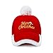 Christmas Hat Fashionable Red and White Festive Santa Claus Baseball Cap Xmas Hat