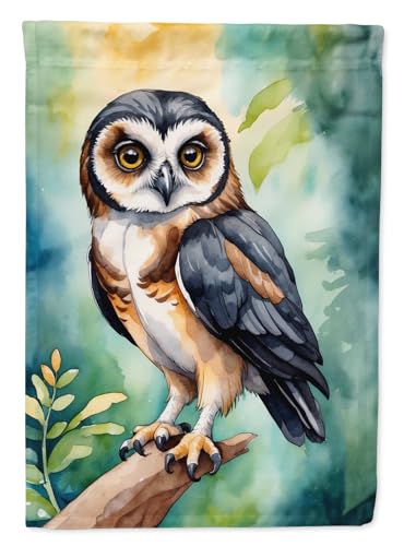 Caroline's Treasures Spectacled Owl Garden Flag Mailbox Flag Decorative Yard Fl…