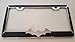 Batman Chrome 3D on Black Carbon Fiber Style Chrome Metal License Frame