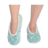 Womens Chic-lets Snoozies Ballerina Slippers with Comfort Fit Sole