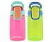Contigo Kids Autoseal Gizmo Water Bottle, 14oz (Cherry Blossom/Chartreuse) - 2 pk