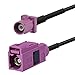 Eightwood Fakra H Pink Male to Female Pigtail Satellite Radio Antenna Extension Cable 16 feet Compatible with XM Radio SKYFi SKYFi2 XMD1000