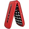 Ushining-Unlocked-Big-Button-Flip-Phone-for-Seniors-Dual-Sim-Free-Clamshell-Pay-as-You-Go-Basic-Mobile-Phones-with-SOS-Button-Loud-Speaker-for-SeniorChristmas-Red Ushining Unlocked Big Button Flip Phone for Seniors, Dual Sim Free Clamshell Pay as You Go Basic Mobile Phones with SOS…