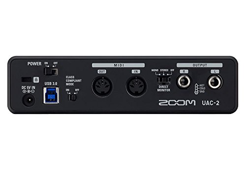 Zoom UAC-2 Two-Channel USB 3.0 SuperSpeed Audio Interface for Mac and PC