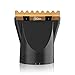 HOT BLOW Dryer Comb Attachment Heat Plates for Smooth, Shiny & Frizz-Free Hair | Improves Blow Drying Time, Universal Fit for Standard Hair Dryer Nozzle Attachment (1-Pair, Gold), Nozzle not included