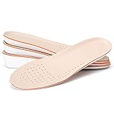 Height Increase Insole 1.5cm / 2.5cm / 3.5cm Breathable High Full Shoe Insoles Shoe Inserts Cushion Pads Lift Kits Elevator Insoles for Men Women White