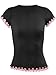 Kavio! Junior Lettuce Edge Short Sleeve Top