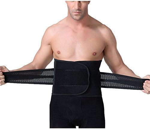 Waister Trimmer Belt,Tummy Fat Burning Slimming Band,Body Shaper Tummy Waist Trainer,Lose Weight Wrap Ab Sauna Belt Abdominal Trainer for Men or Women