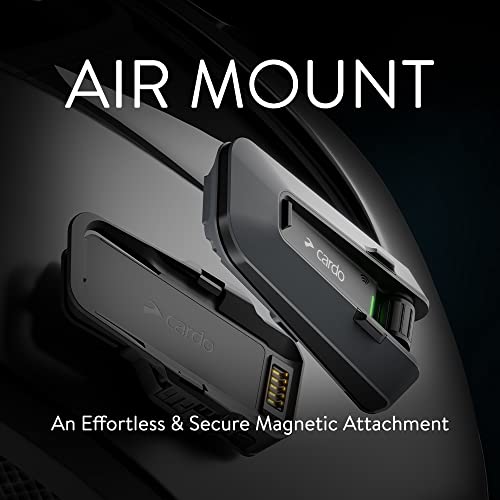 Cardo PACKTALK EDGE Motorcycle Bluetooth Communication System Intercom with Headset - Twin Pack