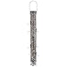 Droll Yankees Classic Sunflower or Mixed Seed Bird Feeder, 30 Inches, 12 Ports, Silver primary