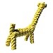 Ggkidsfunpet Pet Puppy Dog Cotton Rope Chew Teeth Cleanning Toys Giraffe