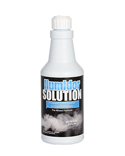 Cigar Humidor Solution - Pre-Mixed 50/50 Propylene Glycol for Humidifiers - 16oz Pint with Easy Pour Spout - Thumbnail 2