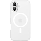 JETech Magnetic Matte Case for iPhone 17, Frosted Clear | Compatible with MagSafe, Translucent Frosted Soft TPU Cover, Anti-Yellowing, Anti-Fingerprint, Shockproof